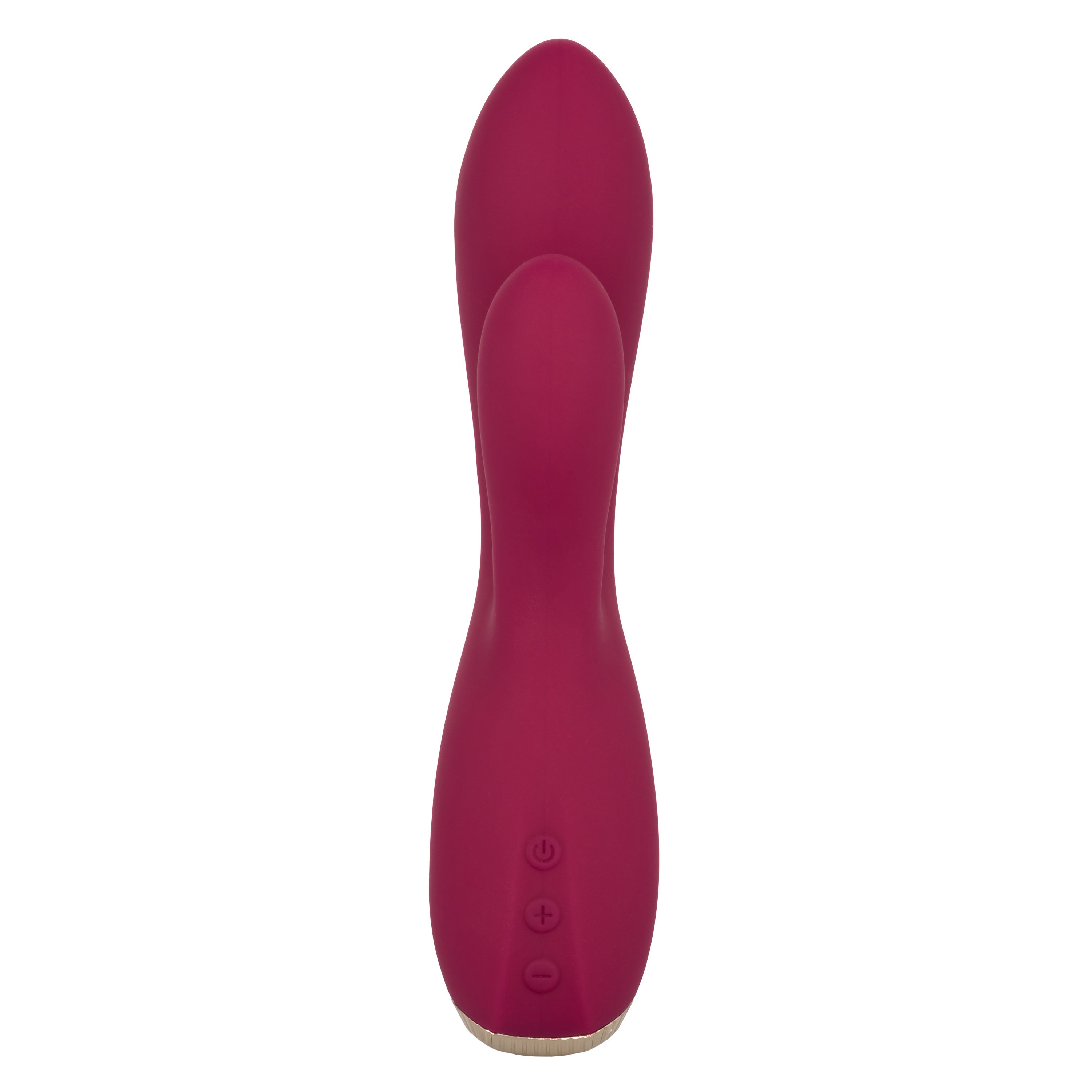 Uncorked Cabernet Dual Massager in Deep Wine Red with 10 Speeds and Silicone Vibrator > Vibrators > Ladies > Rabbit