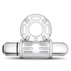 Stay Hard 10 Function Vibrating Bull Ring – Vibrating Cock Ring Clear > Cock Ring > Vibrating