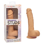 Dual Density Silicone Studs 6.25 Inch / 16 cm Ivory Realistic Flexible Design with Suction Cup Base > Dildos > Realistic Dildos