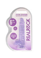 REALROCK Crystal Clear – 6 Inch Realistic Dildo With Balls > Dildos > Realistic Dildos