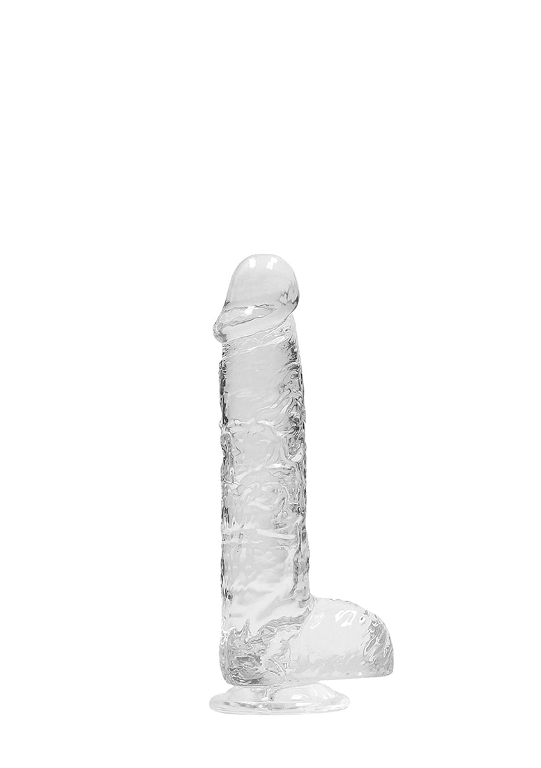 REALROCK Crystal Clear – 6 Inch Realistic Dildo With Balls > Dildos > Realistic Dildos