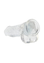 REALROCK Crystal Clear Realistic Dildo with Balls 10 Inch Dong > Dildos > Large Dildos