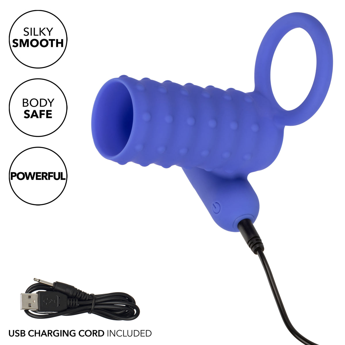 Endless Desires Enhancer – Ribbed Vibrating Cock Sleeve > Sex Toys For Men > Penis Sleeves