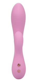 Contour Zoie Pink Flexible Dual Massager with 10 Vibration Functions and Silicone Design > Vibrators > Ladies > Rabbit