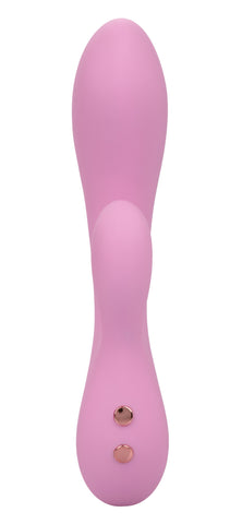 Contour Zoie Pink Flexible Dual Massager with 10 Vibration Functions and Silicone Design > Vibrators > Ladies > Rabbit