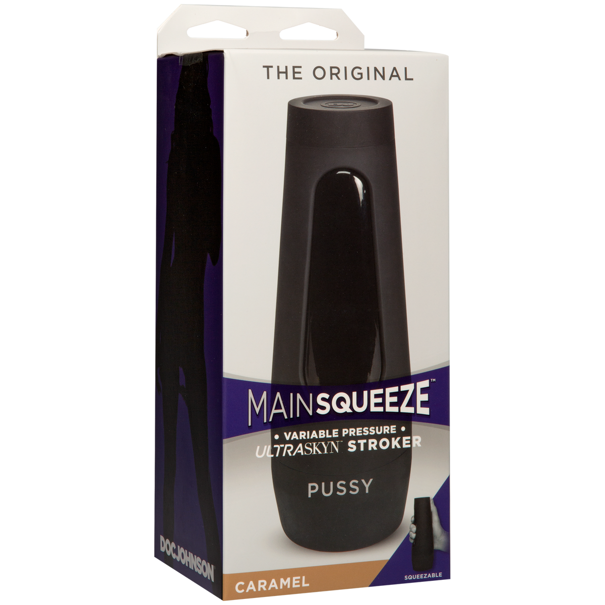 Doc Johnson Main Squeeze Original Pussy – Masturbator with Squeezable Grip and Suction Control > Sex Toys For Men > Masturbators > Manual