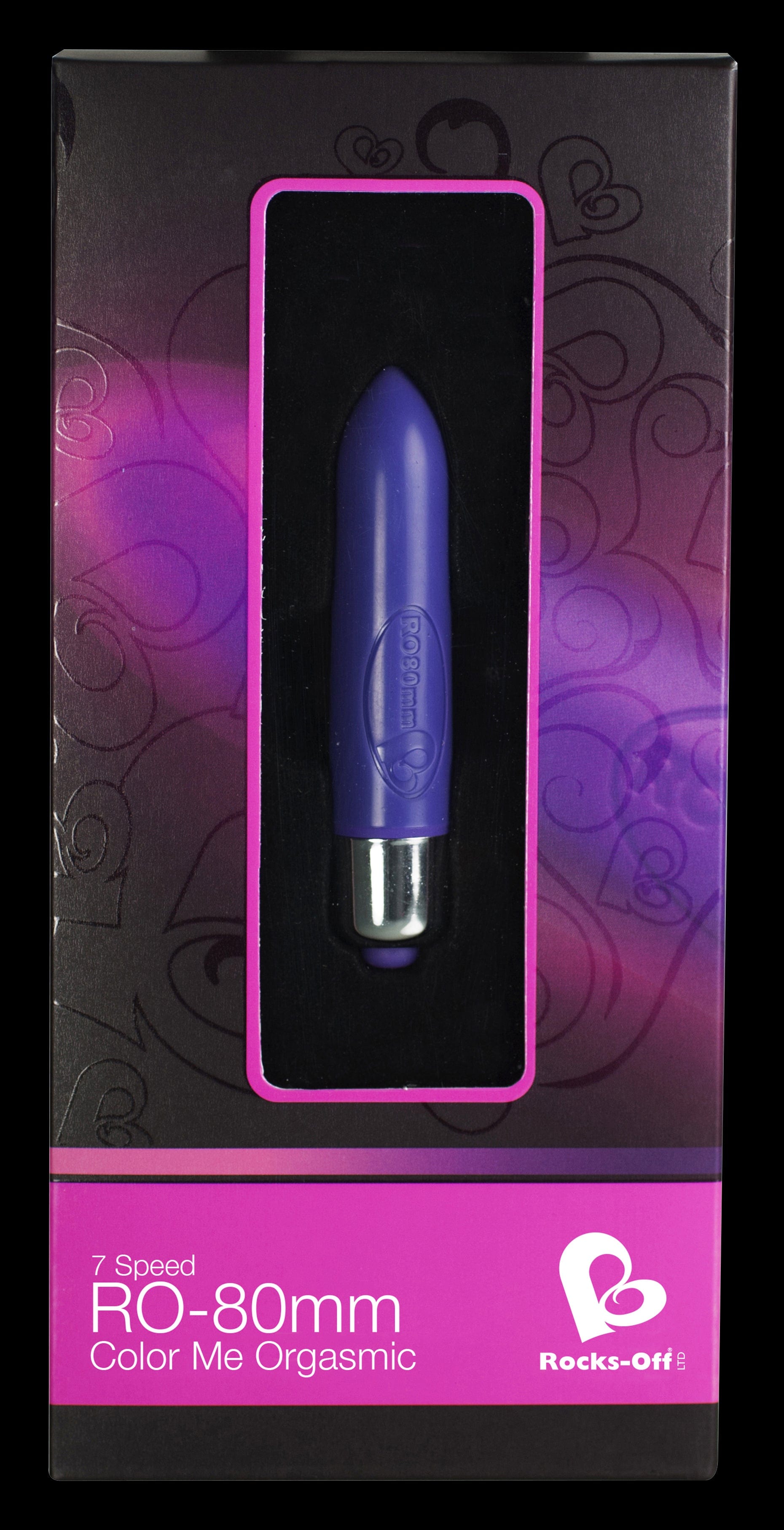 Rocks Off Adult Toys RO-80mm 7 Speed Colour Me Orgasmic Vibrating Bullet 811041011302