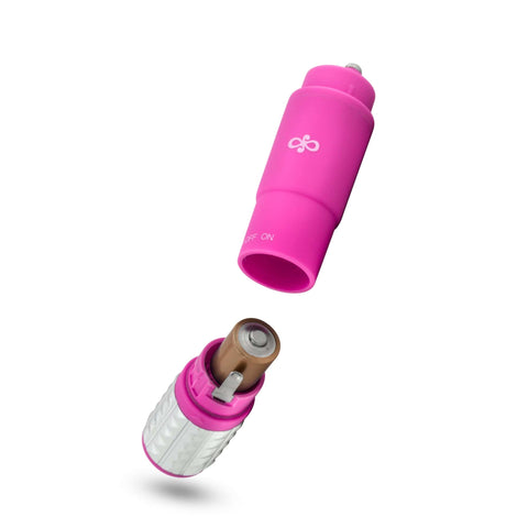 Rose Revitalize Massage Kit Pink with 3 Silicone Attachments Finger Stimulator