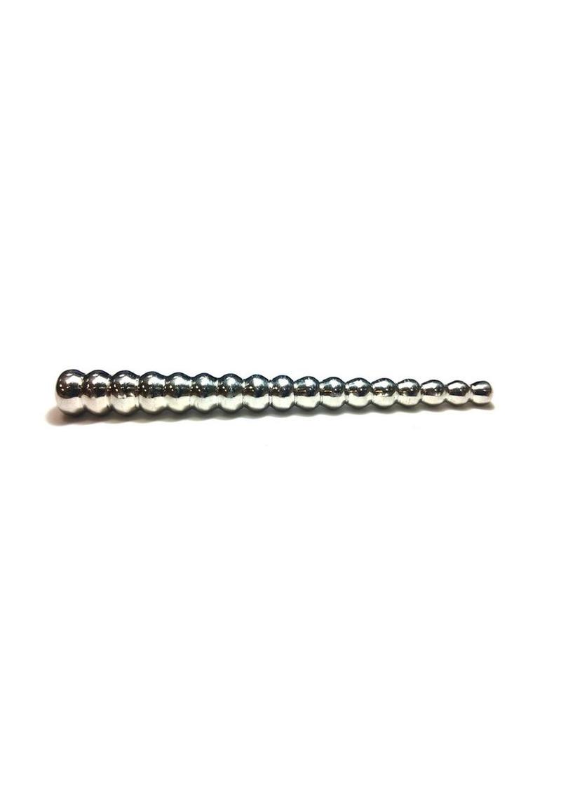 Rouge Stainless Steel Beaded Hollow Urethral Sound 10 Inches Secondary image