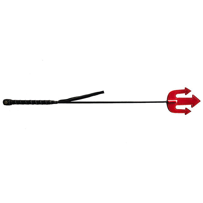 Rouge Leather Devil's Riding Crop in Red > Bondage Gear > Crops