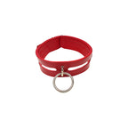 Rouge Leather Fashion Collar (Red) – 40cm Bondage Collar > Bondage Gear > Collars & Leashes