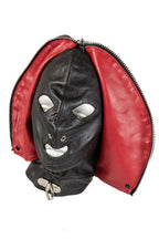 Rouge Fly Trap Mask (Black/Red) – Soft Leather Hood Mask > Bondage Gear > Masks