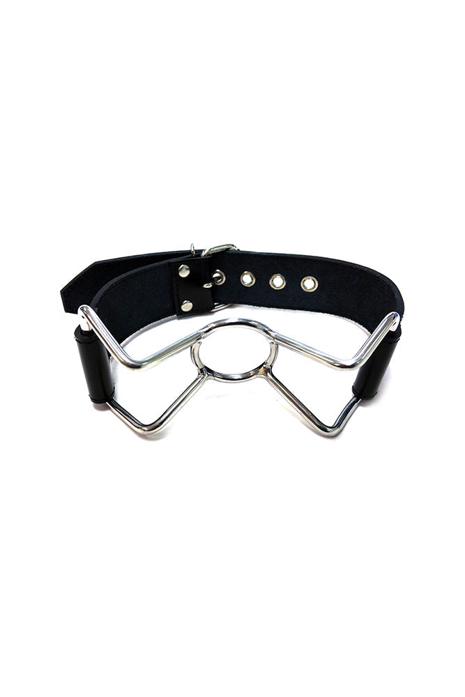 Rouge Leather Spider Gag (Black) – Adjustable Leather Bondage Gag > Bondage Gear > Gags and Bits