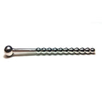 Rouge Garments - Stainless Steel Beaded Urethral Sound with Stopper - Stag Shop