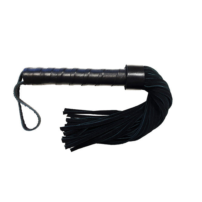 Rouge Suede Flogger with Black Leather Handle 30 Inches Long > Bondage Gear > Whips & Floggers