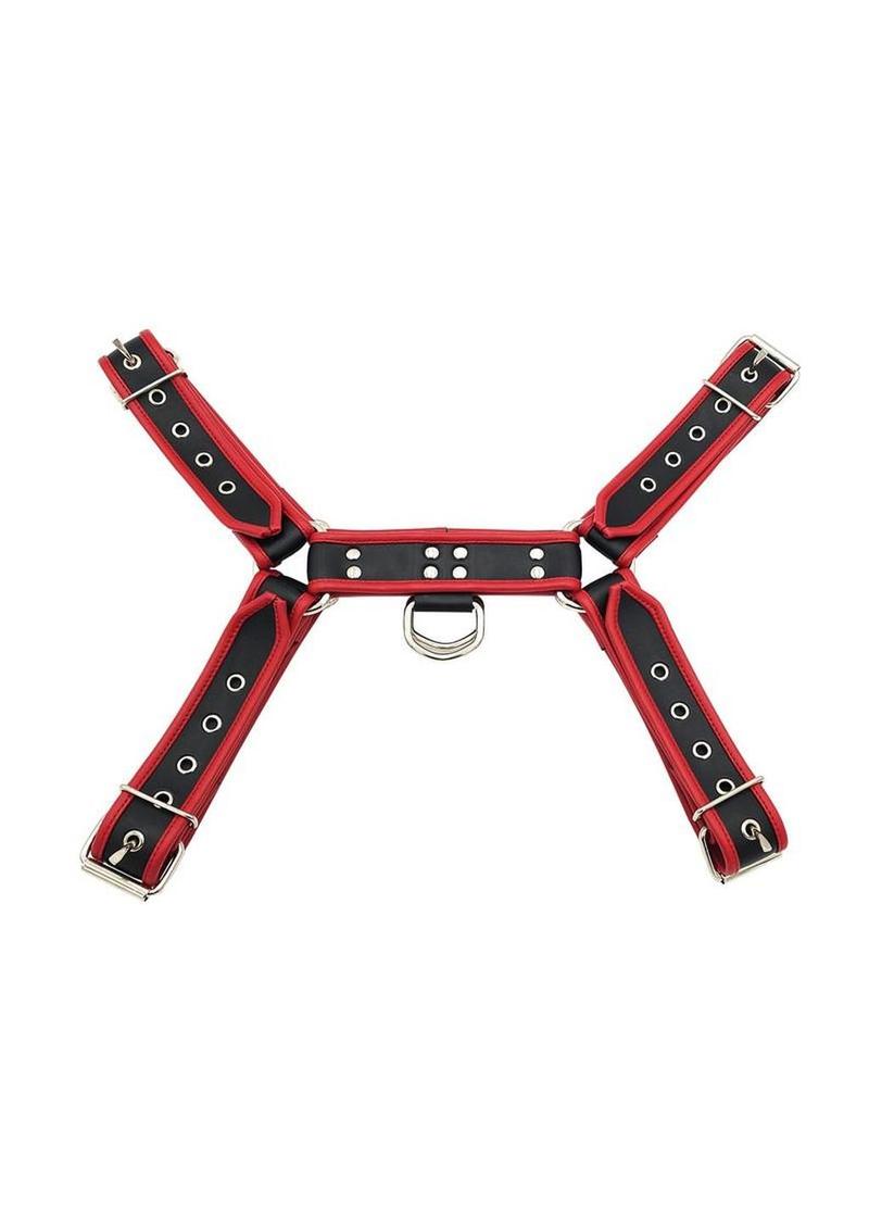 Rouge Pvc Ot H Front Harness - Black/Red - Medium/Small Main image