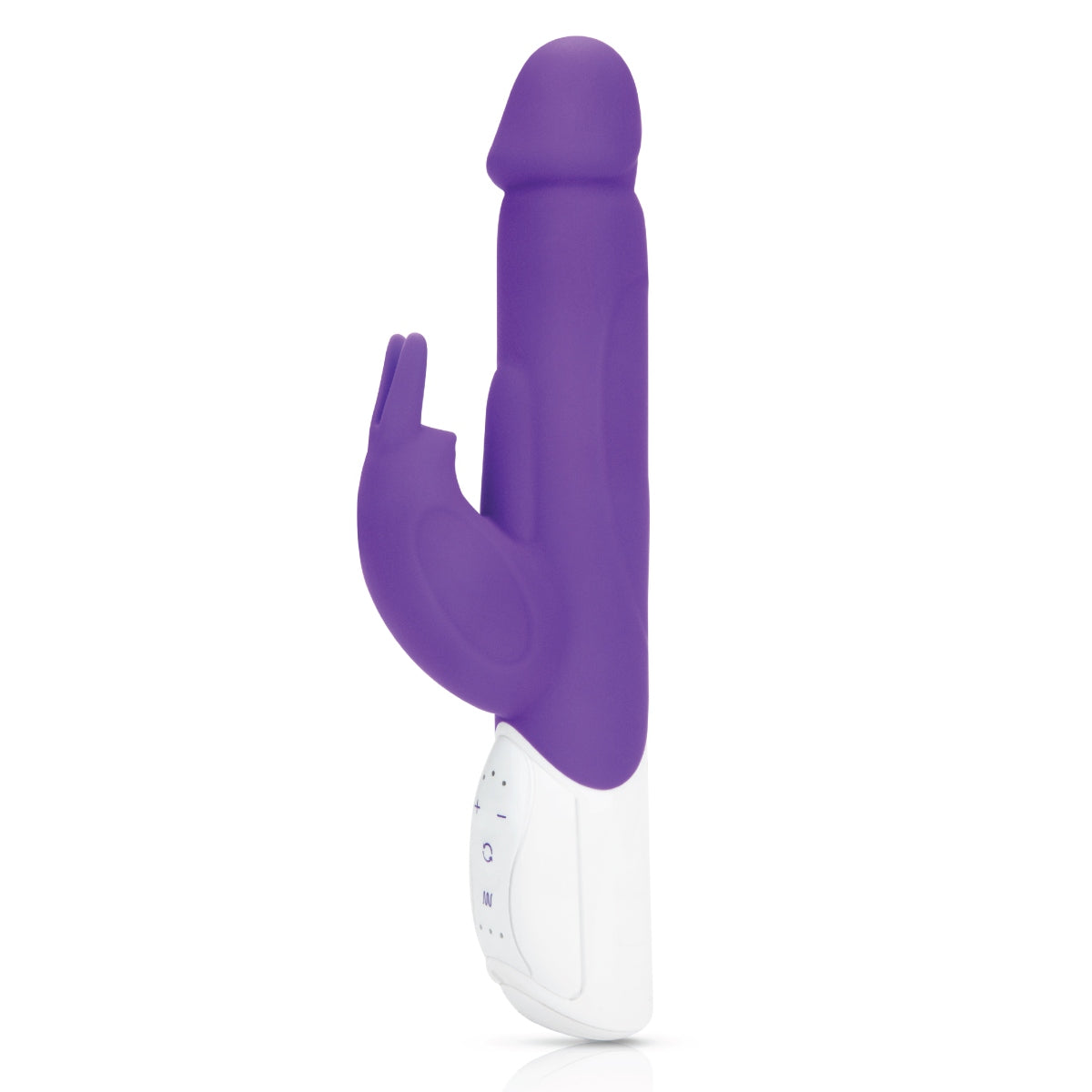 Rabbit Essentials Rechargeable Realistic Rabbit Vibrator Hot Purple Main image