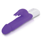 Rabbit Essentials Rechargeable Realistic Rabbit Vibrator Hot Purple