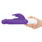 Rabbit Essentials Rechargeable Realistic Rabbit Vibrator Hot Purple