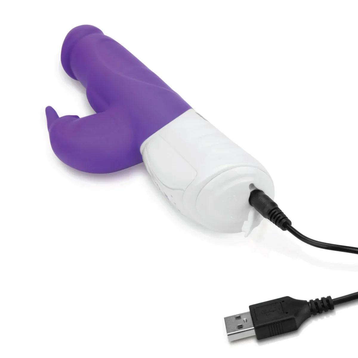 Rabbit Essentials Realistic Rabbit Vibrator Hot Purple with Body-Safe Silicone and Ergonomic Design > Vibrators > Ladies > Rabbit Multi