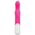 Rabbit Essentials Pleasure Pearls Rabbit Vibrator Hot Pink with Rotating Shaft and Multi-Speed Functions > Vibrators > Ladies > Rabbit Multi