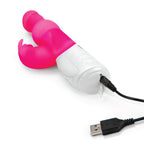 Rabbit Essentials Pleasure Pearls Rabbit Vibrator Hot Pink with Rotating Shaft and Multi-Speed Functions > Vibrators > Ladies > Rabbit Multi