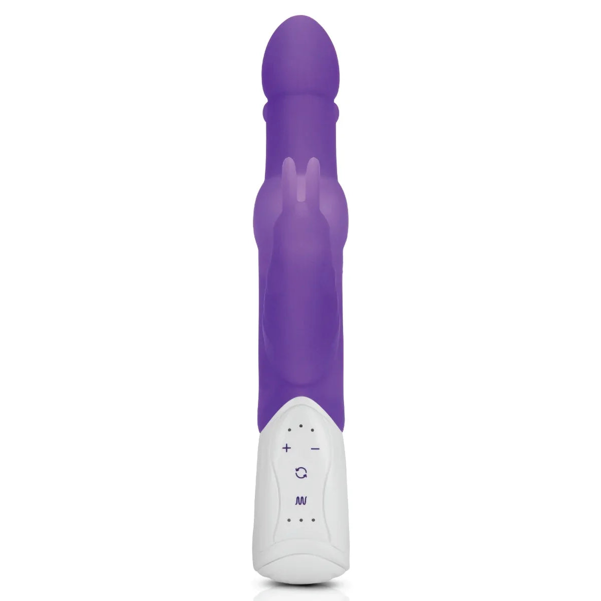 Rabbit Essentials Pleasure Pearls Rabbit Vibrator Purple with Body-Safe Silicone and LED Display > Vibrators > Ladies > Rabbit Multi