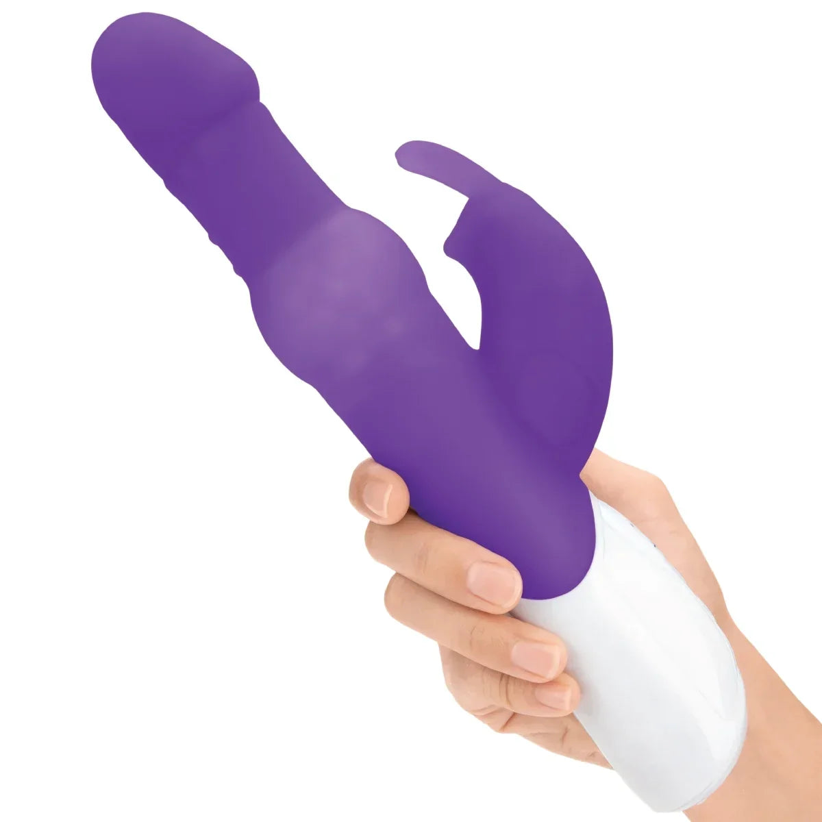 Rabbit Essentials Pleasure Pearls Rabbit Vibrator - Purple