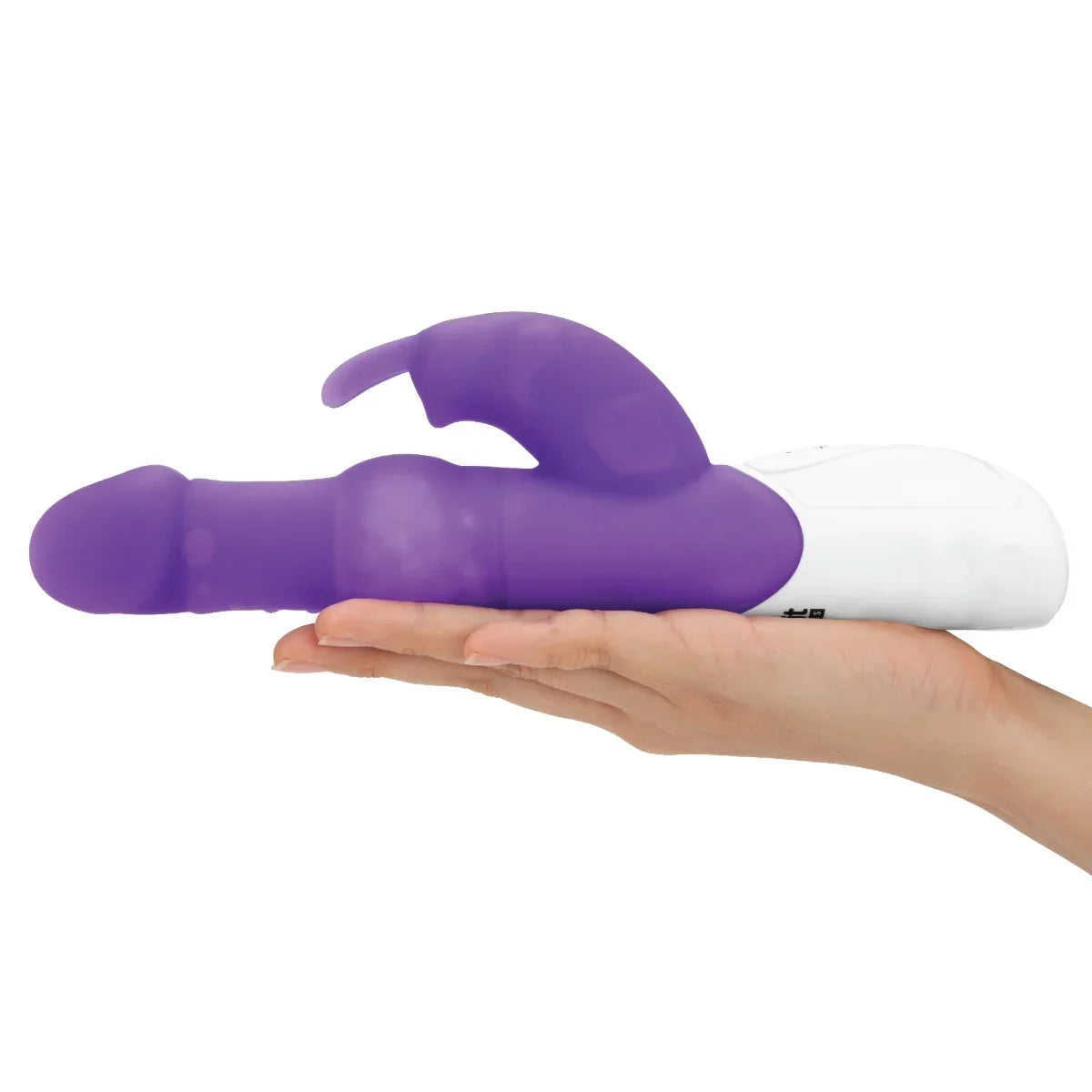 Rabbit Essentials Pleasure Pearls Rabbit Vibrator - Purple