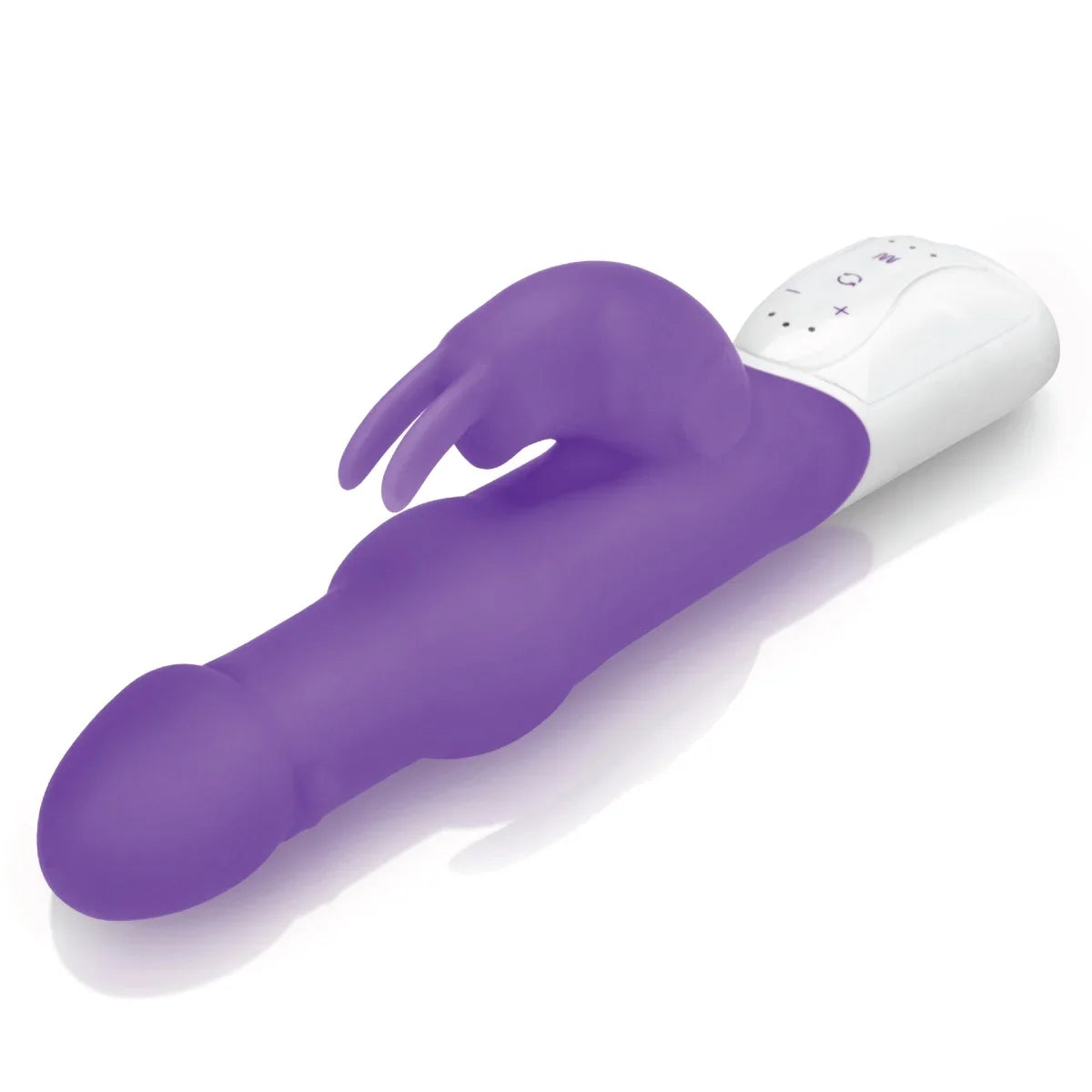 Rabbit Essentials Pleasure Beads Rabbit Vibrator Purple with Rotating Beaded Shaft and Body-Safe Silicone > Vibrators > Ladies > Rabbit Multi