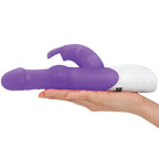 Rabbit Essentials Pleasure Beads Rabbit Vibrator with Satin Storage Bag > Vibrators > Ladies > Rabbit Multi