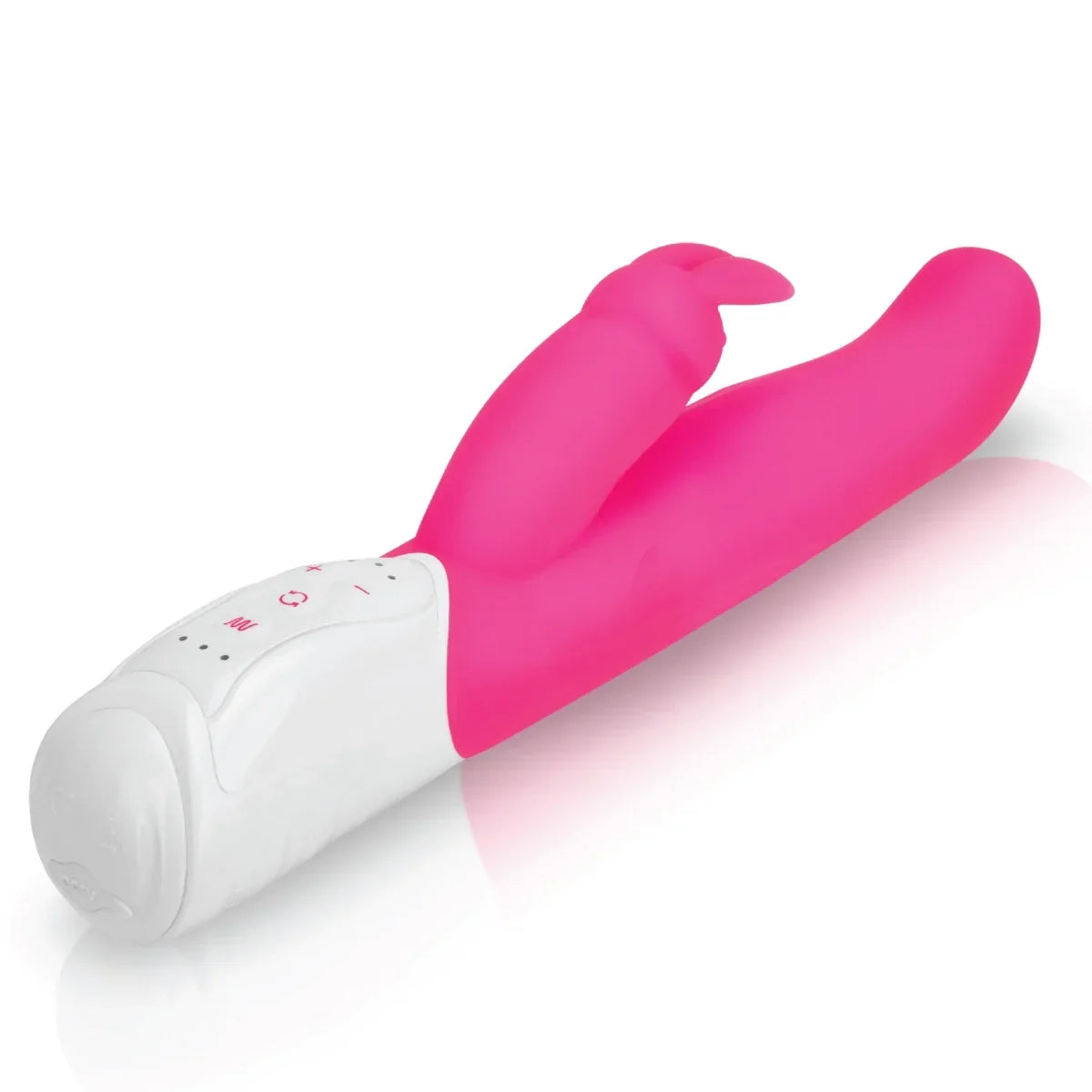 Rabbit Essentials G-Spot Rabbit Vibrator Hot Pink with Rotating Shaft and Charging > Vibrators > Ladies > Rabbit Multi