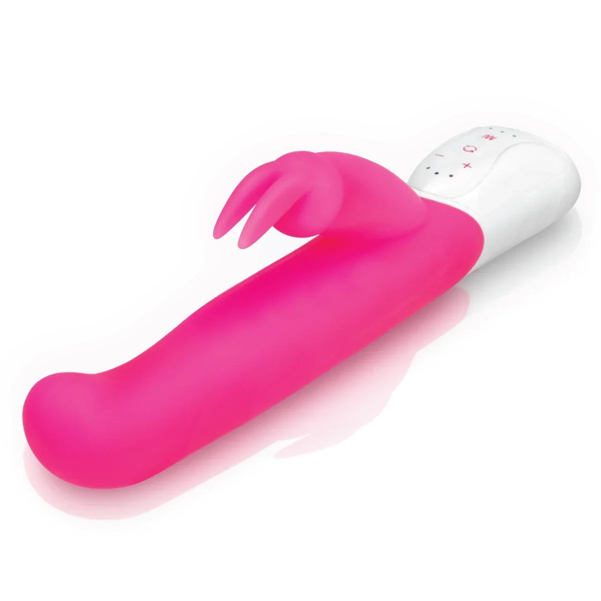 Rabbit Essentials G-Spot Rabbit Vibrator Hot Pink with Rotating Shaft and Charging > Vibrators > Ladies > Rabbit Multi