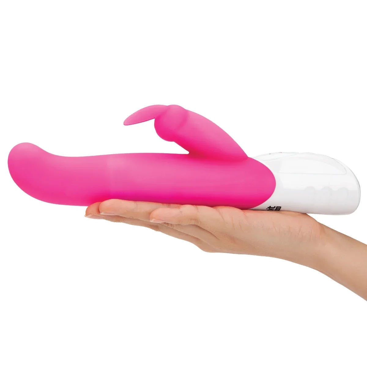 Rabbit Essentials G-Spot Rabbit Vibrator Hot Pink with Rotating Shaft and Charging > Vibrators > Ladies > Rabbit Multi