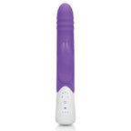 Rabbit Essentials Double Penetration Rabbit Vibrator with Rotating Beads – Rechargeable Silicone > Vibrators > Ladies > Rabbit Multi