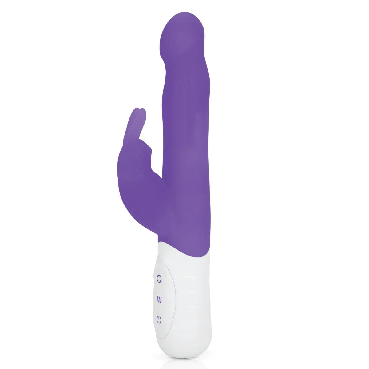 Rabbit Essentials Rechargeable Slim Shaft Rabbit Vibrator Hot Purple Main image