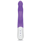 Rabbit Essentials Rechargeable Slim Shaft Rabbit Vibrator Hot Purple