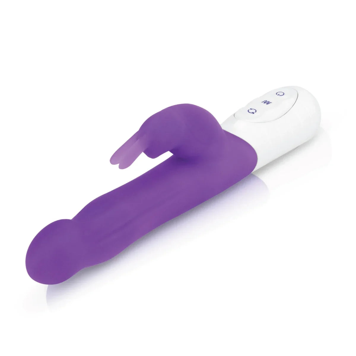 Rabbit Essentials Slim Shaft Rabbit Vibrator Purple Silicone > Vibrators > Ladies > Rabbit Multi
