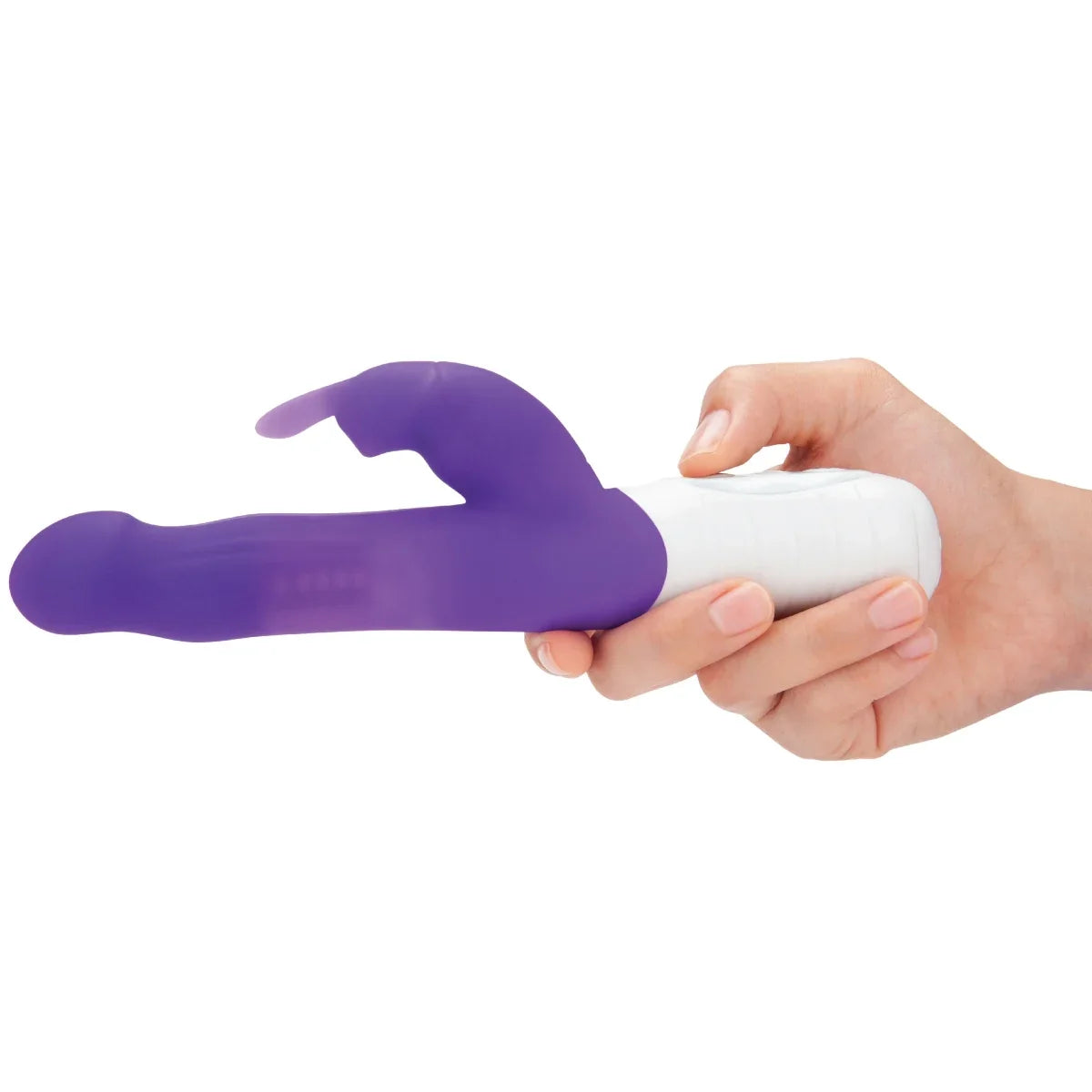 Rabbit Essentials Slim Shaft Rabbit Vibrator Purple Silicone > Vibrators > Ladies > Rabbit Multi