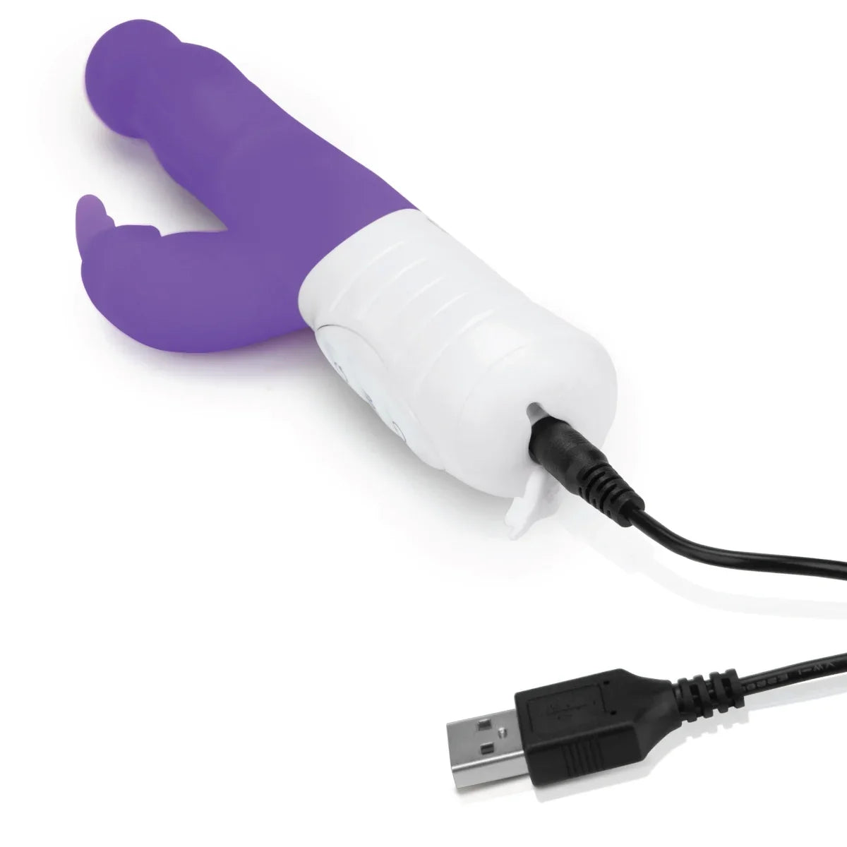 Rabbit Essentials Slim Shaft Rabbit Vibrator Purple Silicone > Vibrators > Ladies > Rabbit Multi