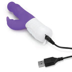 Rabbit Essentials Slim Shaft Rabbit Vibrator – Body-Safe Silicone, Rechargeable > Vibrators > Ladies > Rabbit Multi
