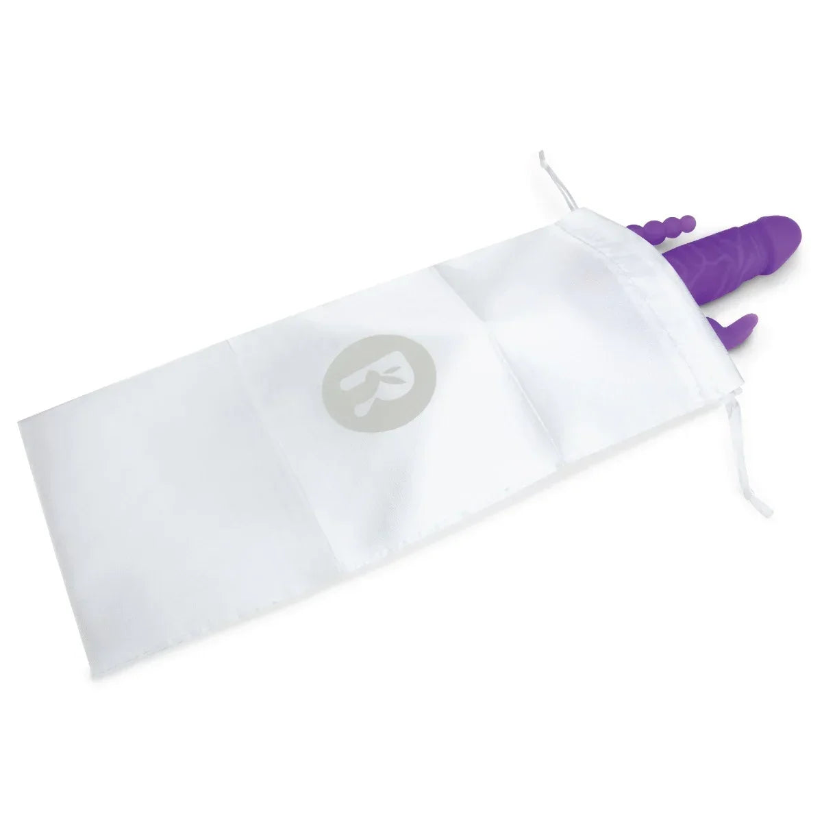 Rabbit Essentials Slim Double Penetration Rabbit Vibrator - Purple