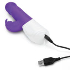 Rabbit Essentials Thrusting Rabbit Vibrator with Enlarged G-Spot Tip – Rechargeable > Vibrators > Ladies > Rabbit Multi
