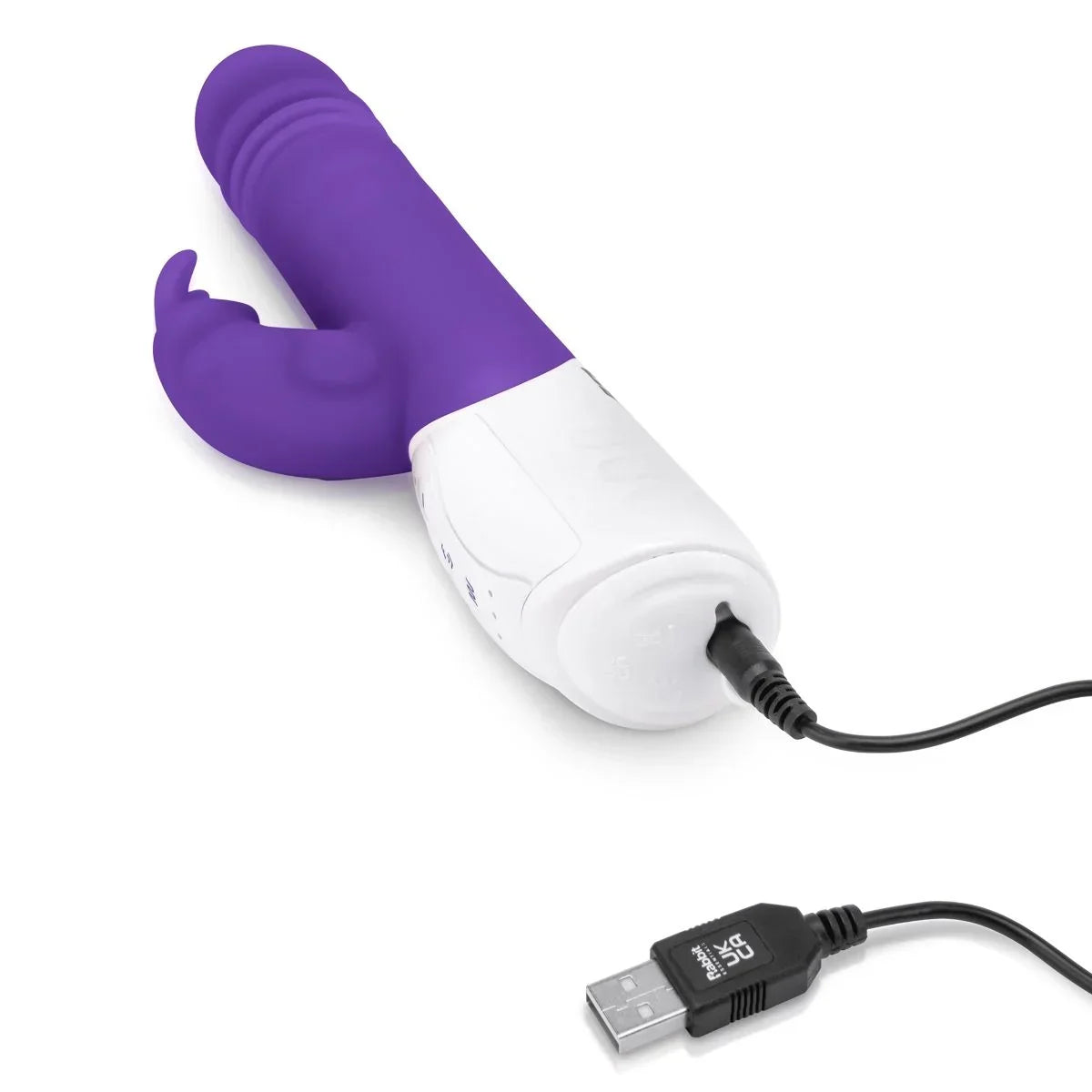 Rabbit Essentials G-Spot Thrusting Rabbit Vibrator - Purple