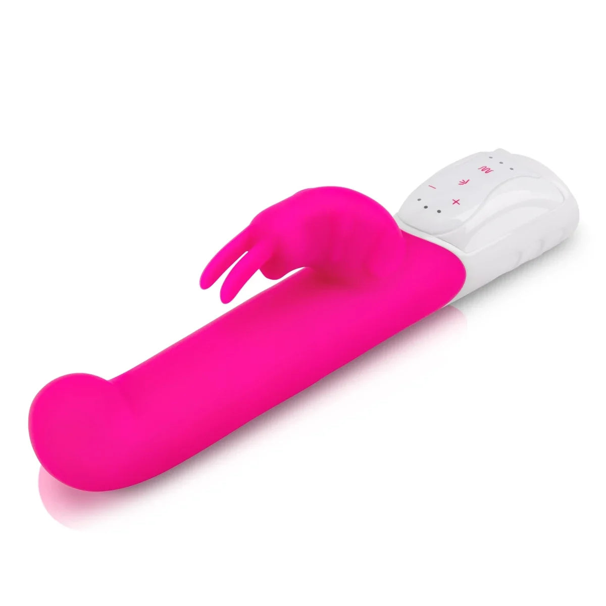 Rabbit Essentials Come Hither G-Spot Rabbit Vibrator Hot Pink > Vibrators > Ladies > Rabbit Multi