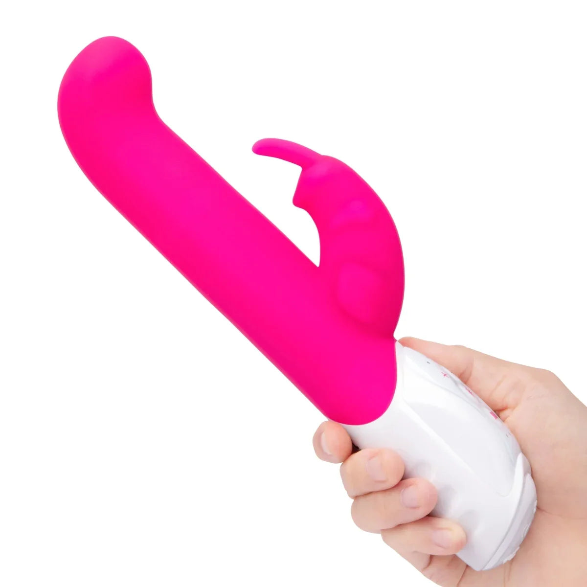 Rabbit Essentials Come Hither G-Spot Rabbit Vibrator Hot Pink > Vibrators > Ladies > Rabbit Multi