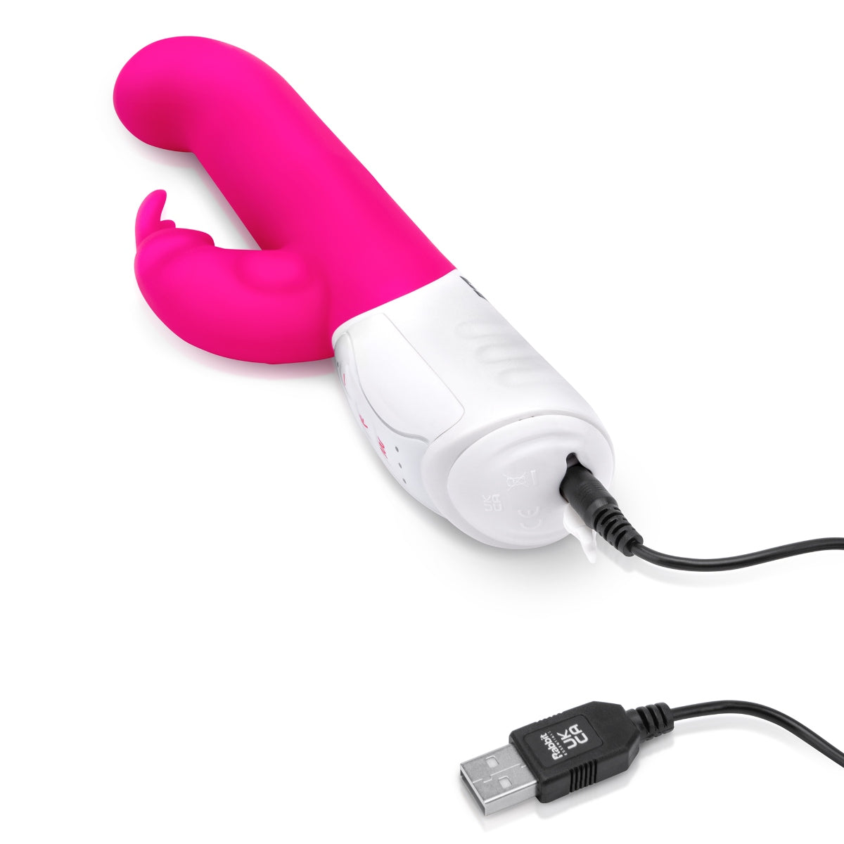 Rabbit Essentials Come Hither G-Spot Rabbit Vibrator Hot Pink > Vibrators > Ladies > Rabbit Multi