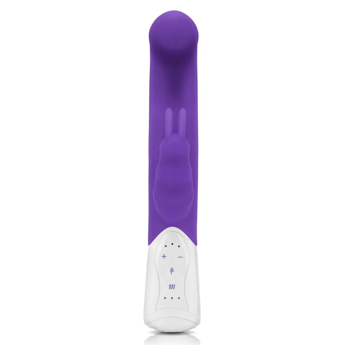 Rabbit Essentials Come Hither G-Spot Rabbit Vibrator Purple with Charging and Satin Storage Bag Secondary image