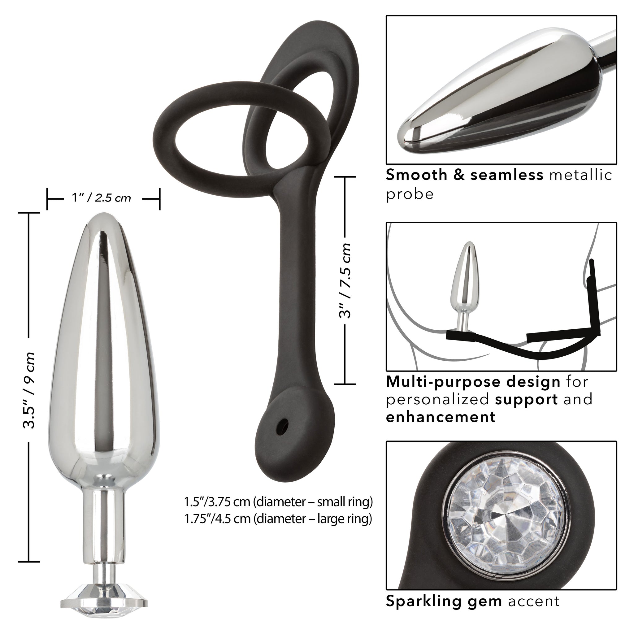 Star Fucker Anal Plug And Adjustable Silicone Cock Ring Default Title > Anal Range > Prostate Plugs