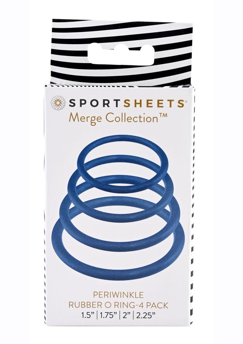 Sportsheets Rubber O-Rings (Coral) – Latex-Free Stretchy Cock Ring Set 4 Pack > Cock Ring > Sets